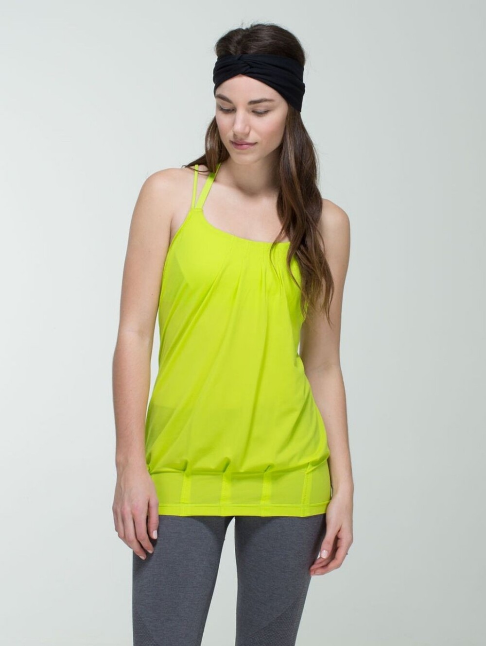 Lululemon Flow & Go Tank Strappy Loose Fit In Color Antidote Neon Yellow/Green